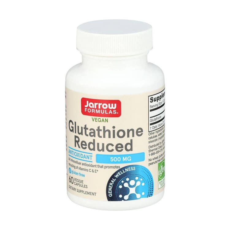 Jarrow Formulas Reduced Glutathione, 60 Veggie Capsules