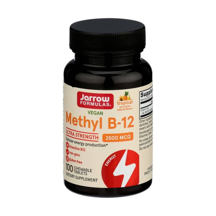 Jarrow Formulas Methyl B 12 Lozenges, 100 Chewable