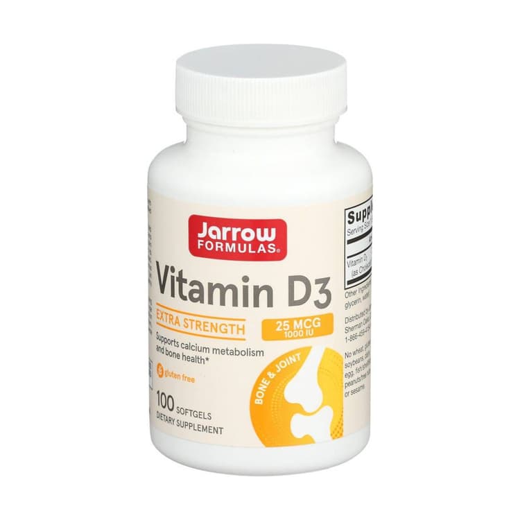 Jarrow Formulas Vitamin D3 Softgels, 1000 Iu