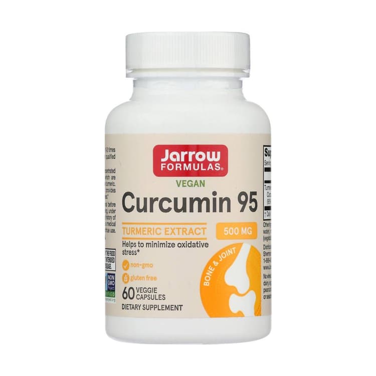Jarrow Formulas Curcumin Vegetarian Capsules, 60 Veggie Capsules