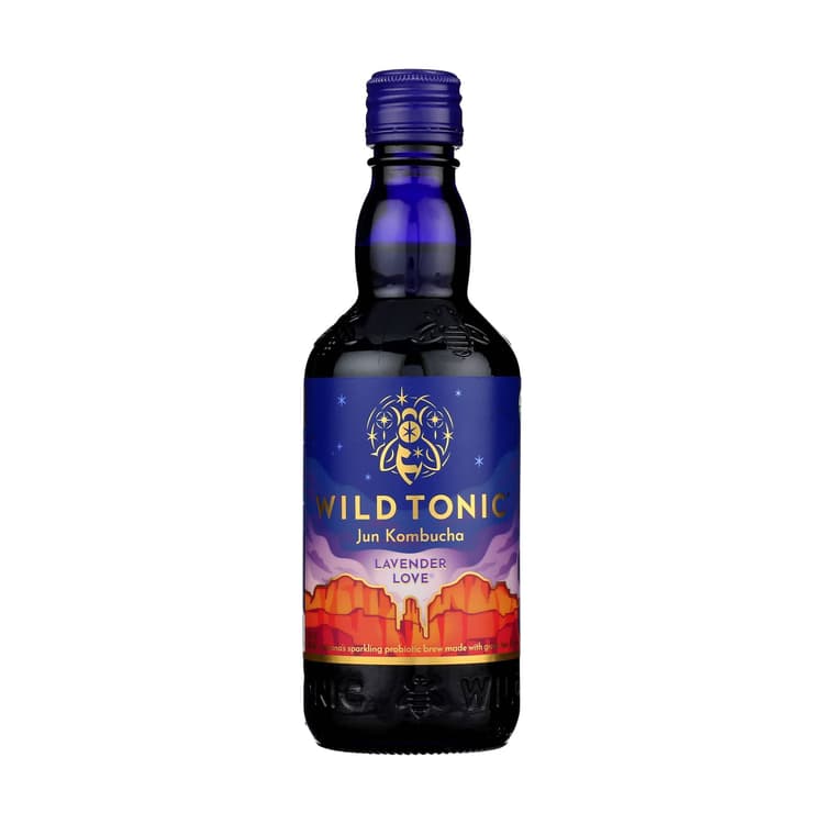 Wild Tonic Jun Kombucha, Raw, Lavender Love