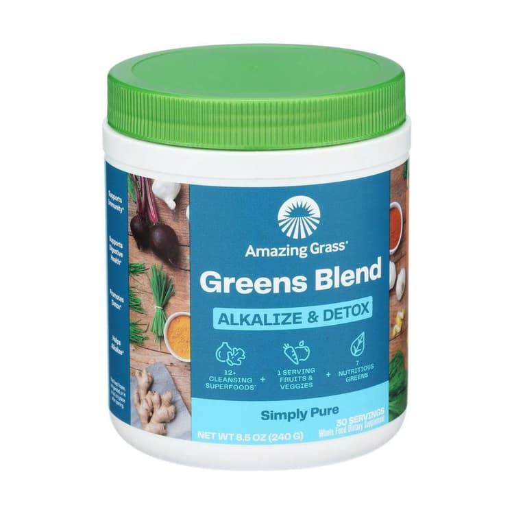 Amazing Grass Green Superfood Alkalize & Detox Whole Food Supplement