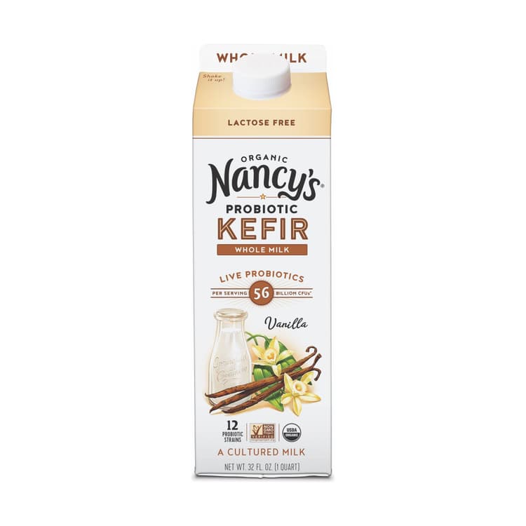 Nancy'S Probiotic Foods Organic Whole Milk Kefir - Vanilla