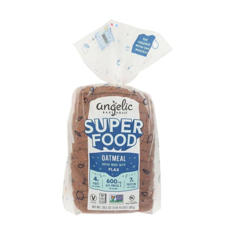 Angelic Bakehouse Super Food Oatmeal Flax Bread