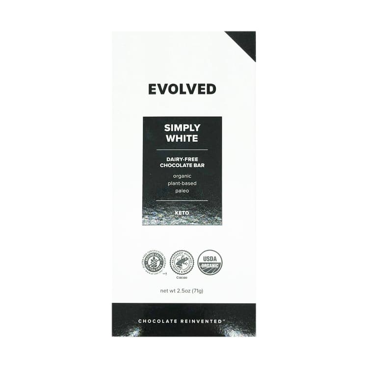 Evolved Keto White Dairy Free Chocolate Bar