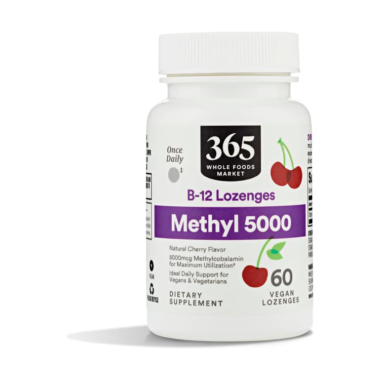 Whole Foods Market Methyl B-12 5000 Mcg Cherry Lozenge