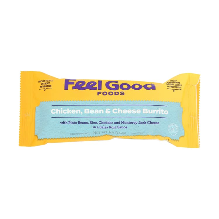 Feel Good Foods Chicken Chile Verde Burrito
