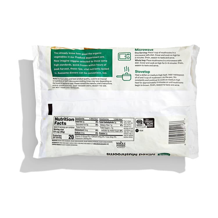 365 By Whole Foods Market Organic Vegetables, Mixed Mushrooms