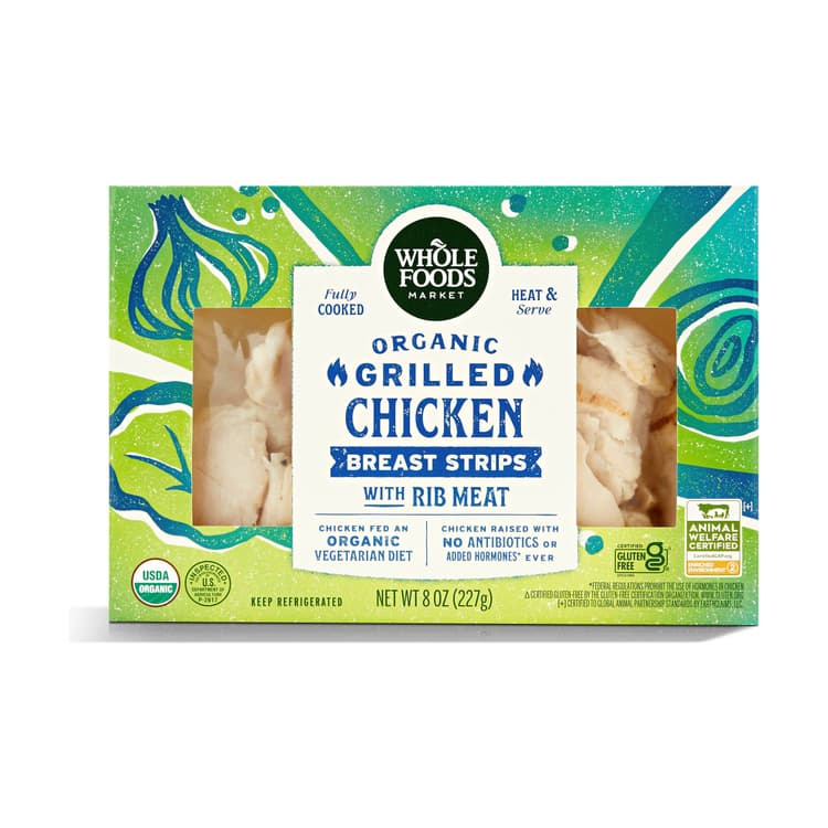 Whole Foods Market Organic Grilled Chicken Breast Strips