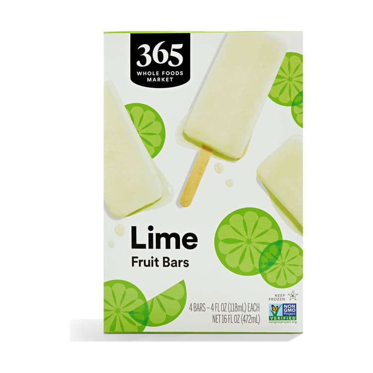 365 Whole Foods Lime Fruit Bars