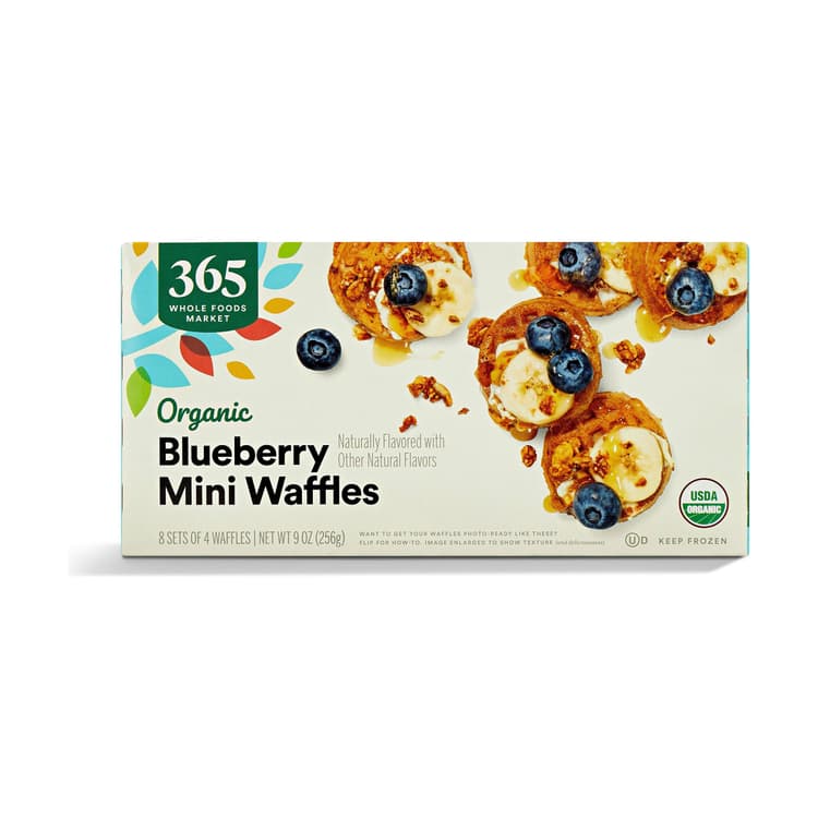 365 By Whole Foods Market Organic Blueberry Mini Waffles