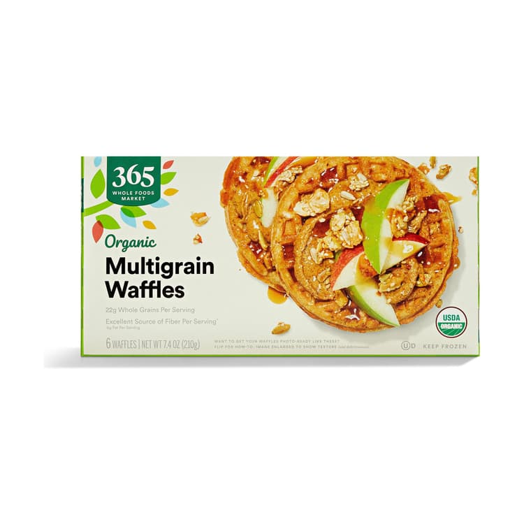 365 By Whole Foods Market Organic Pancakes, Multigrain (6 Waffles