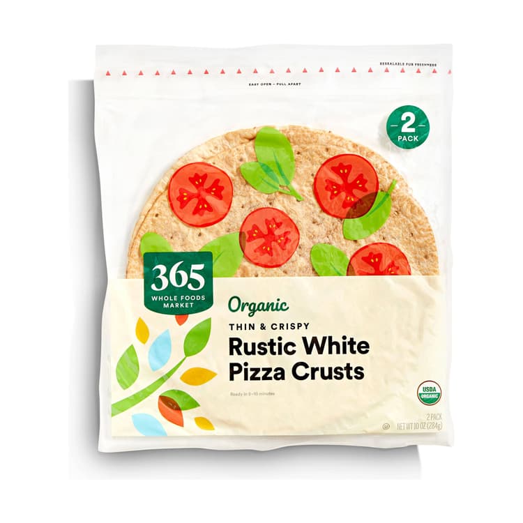 365 Whole Foods Market Organic Thin & Crispy Rustic White Pizza Crusts