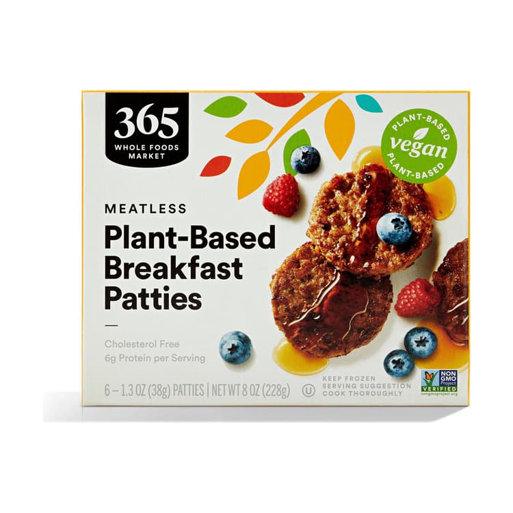365 By Whole Foods Market Meatless Plant-Based Breakfast Patties