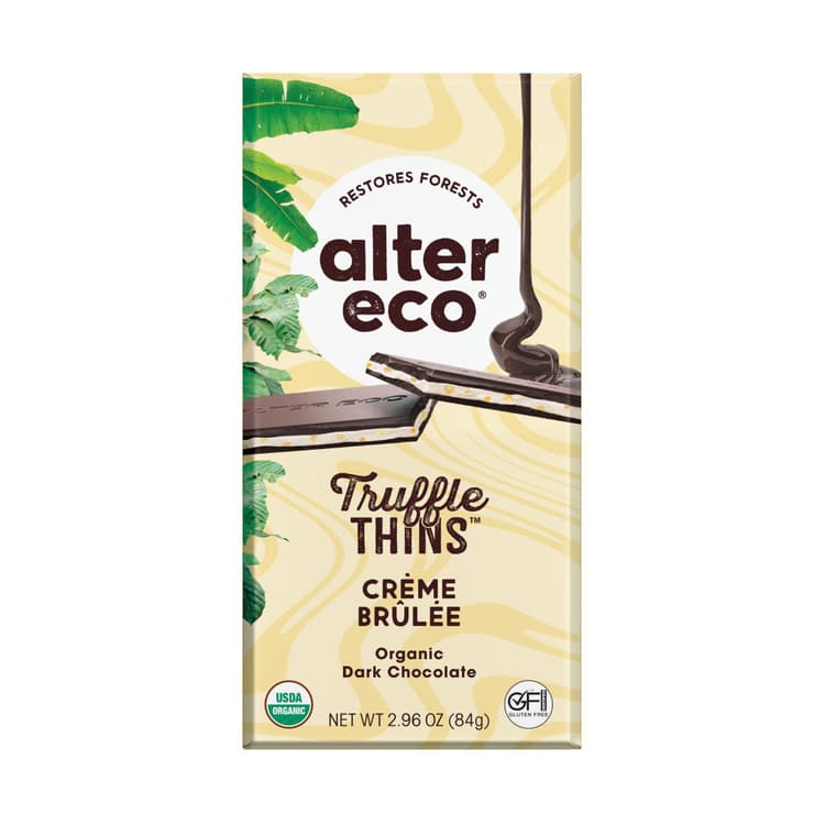 Alter Eco Organic Creme Brulee Truffle Thins