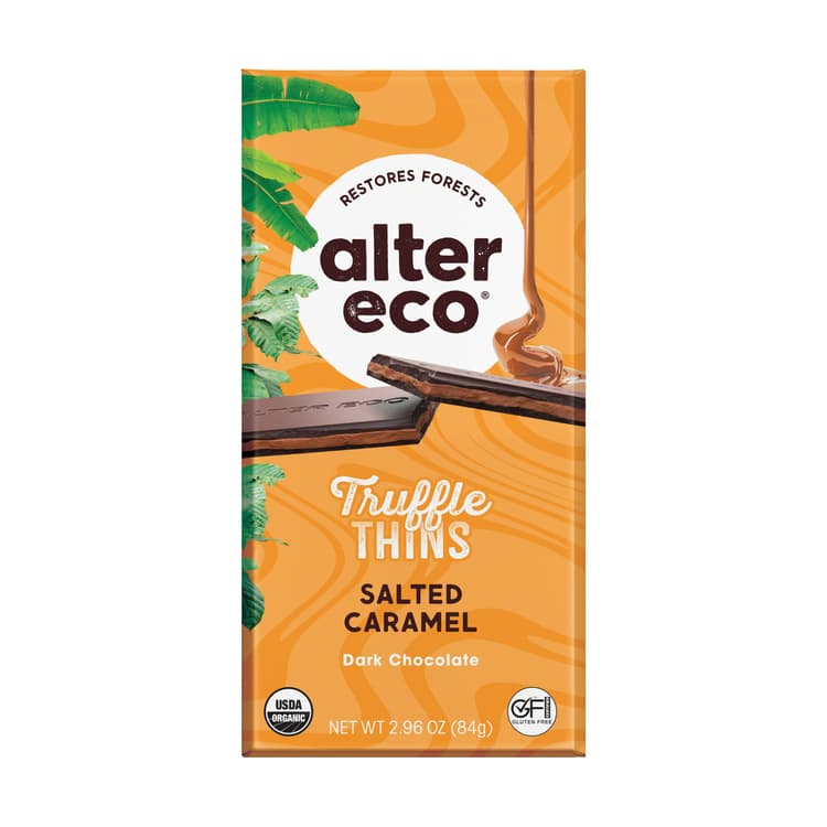 Alter Eco Organic Salted Caramel Truffle Chocolate Bar