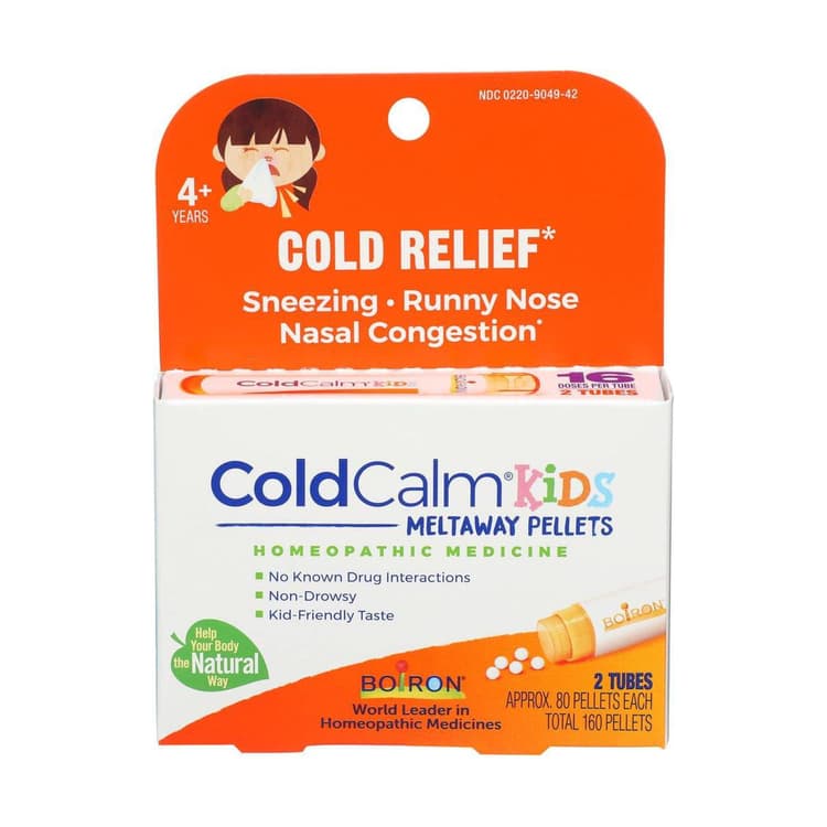 Boiron Children'S Coldcalm, 80 Quick Dissolving Pellets