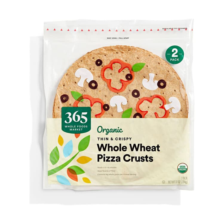 365 By Whole Foods Market Organic Whole Wheat Thin & Crispy Pizza Crust