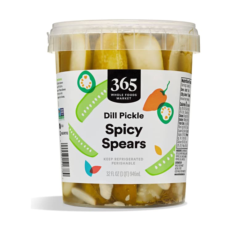 365 By Whole Foods Market Spicy Dill Pickle Spears