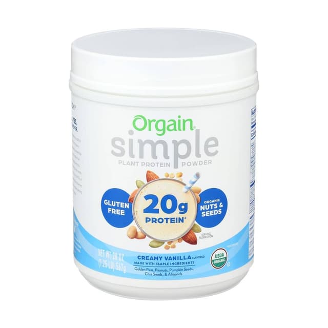 Is it Gelatin Free? Orgain Simple Plant Protein Powder Creamy Vanilla