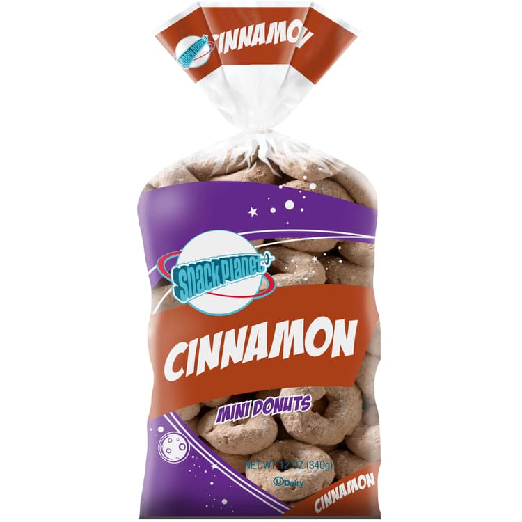 Snack Planet Cinnamon Mini Donuts