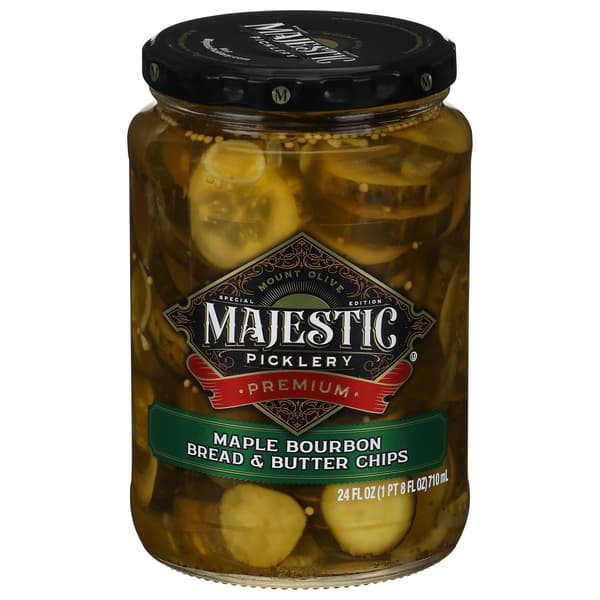 Majestic Picklery Maple Bourbon Bread & Butter Chips
