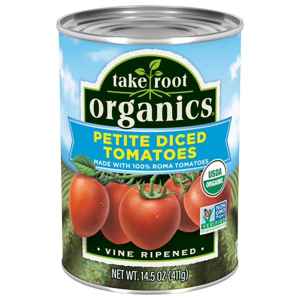 Take Root Organics Petite Diced Tomatoes
