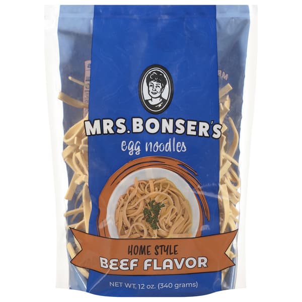 Mrs. Bonser'S Beef Flavored Egg Noodles