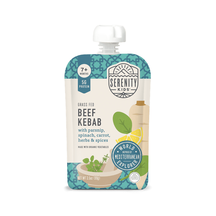 Serenity Kids 7+ Months Baby Food Beef Kebab