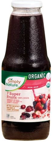 Simply Nature Organic 7 Super Fruits 100% Juice