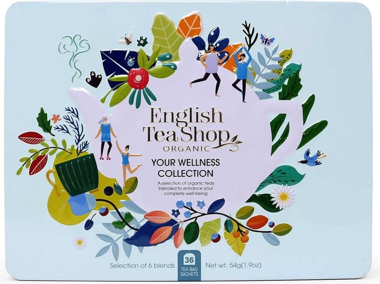 English Tea Shop Organic Your Wellness Collection 6 Tea Blends Sachets