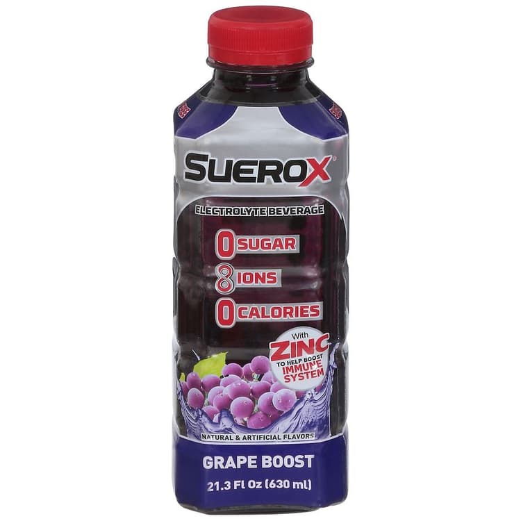 Suero X Electrolyte Beverage, Grape Boost