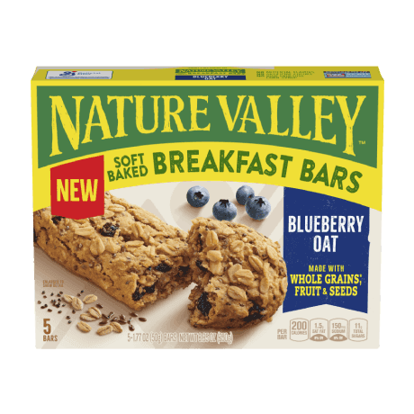 Nature Valley Soft Baked Breakfast Bars Blueberry Oat