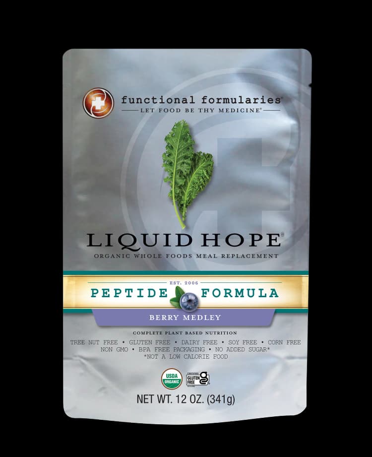 Functional Formularies Liquid Hope Peptide Formula Berry Medley