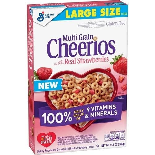 Multi Grain Cheerios Strawberry Cereal