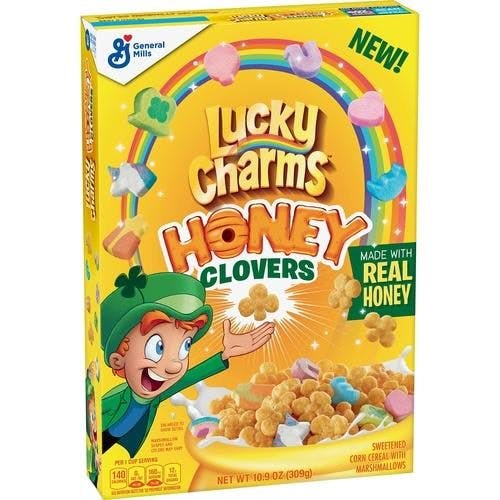 Lucky Charms Cereal Corn Honey Clovers