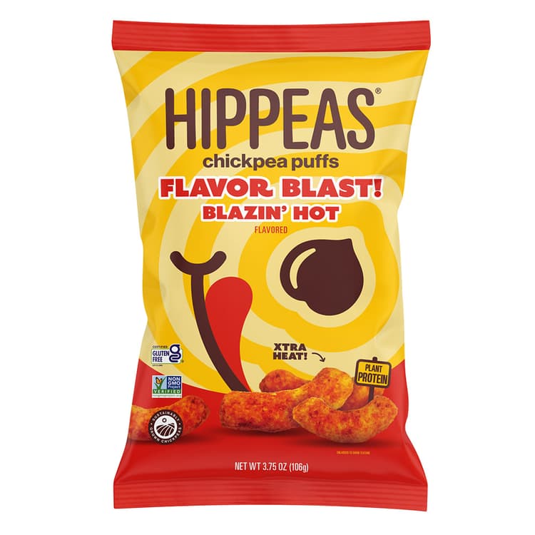 Hippeas Chickpea Puffs Flavor Blast! Blazin’ Hot