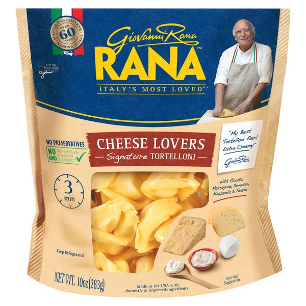 Is it Vegan? Giovanni Rana Cheese Lovers Tortelloni