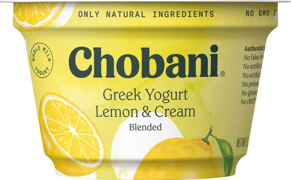 Is it Dairy Free? Chobani Lemon Blended