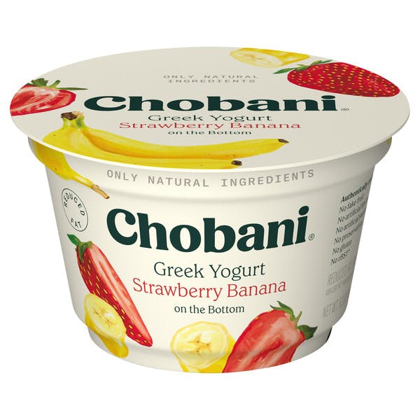Is it Low FODMAP? Chobani Strawberry Banana On The Bottom