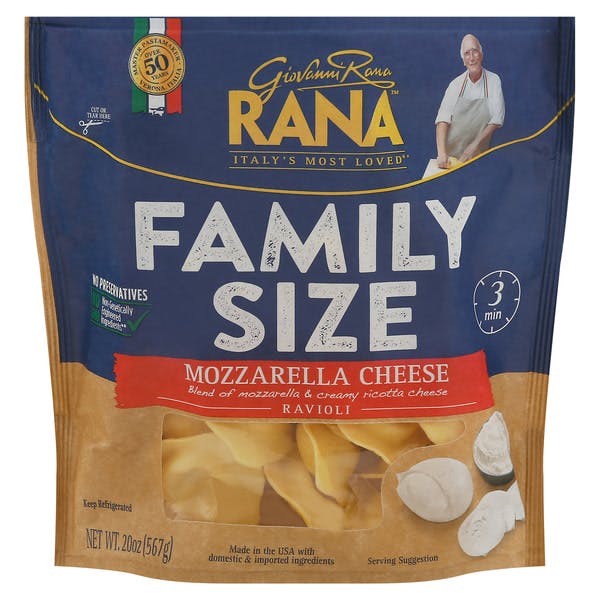 Is it Vegan? Giovanni Rana Mozzarella Cheese Ravioli