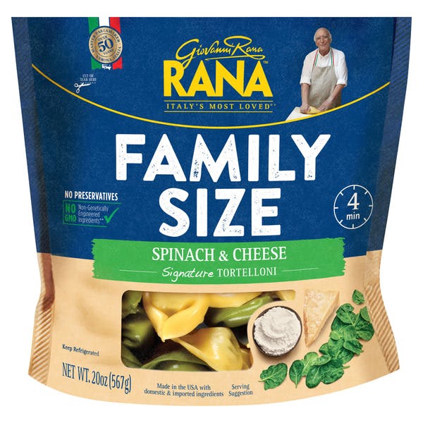 Is it Egg Free? Giovanni Rana Spinach & Cheese Tortelloni