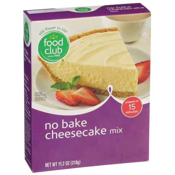Food Club No Bake Cheesecake Mix
