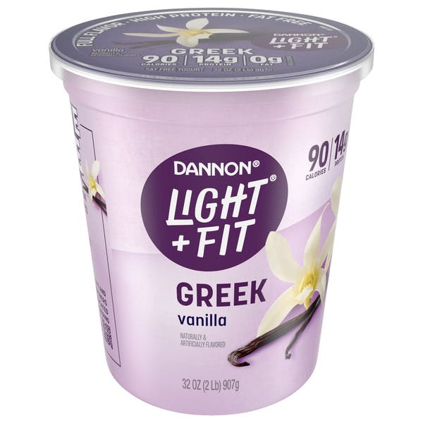 Dannon Light Fit Greek Vanilla Yogurt