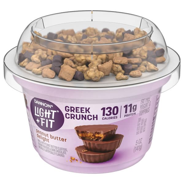 Light + Fit Dannon Light & Fit Greek Crunch Peanut Butter Delight Nonfat Yogurt
