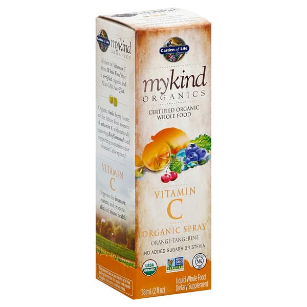 Garden Of Life Vitamin C, Organic Spray, Orange-Tangerine