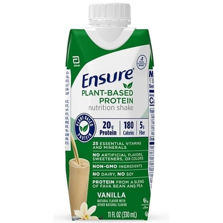 Ensure Plant-Based Protein Nutrition Shake, Vanilla Flavor