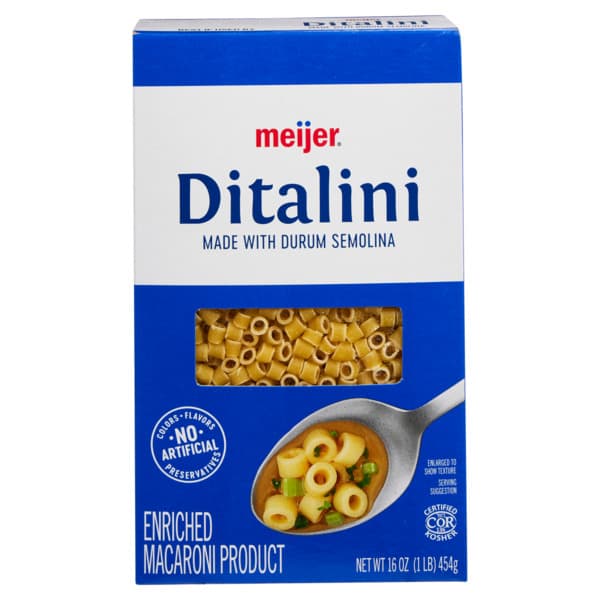 Meijer Soup Cut Pasta Ditalini