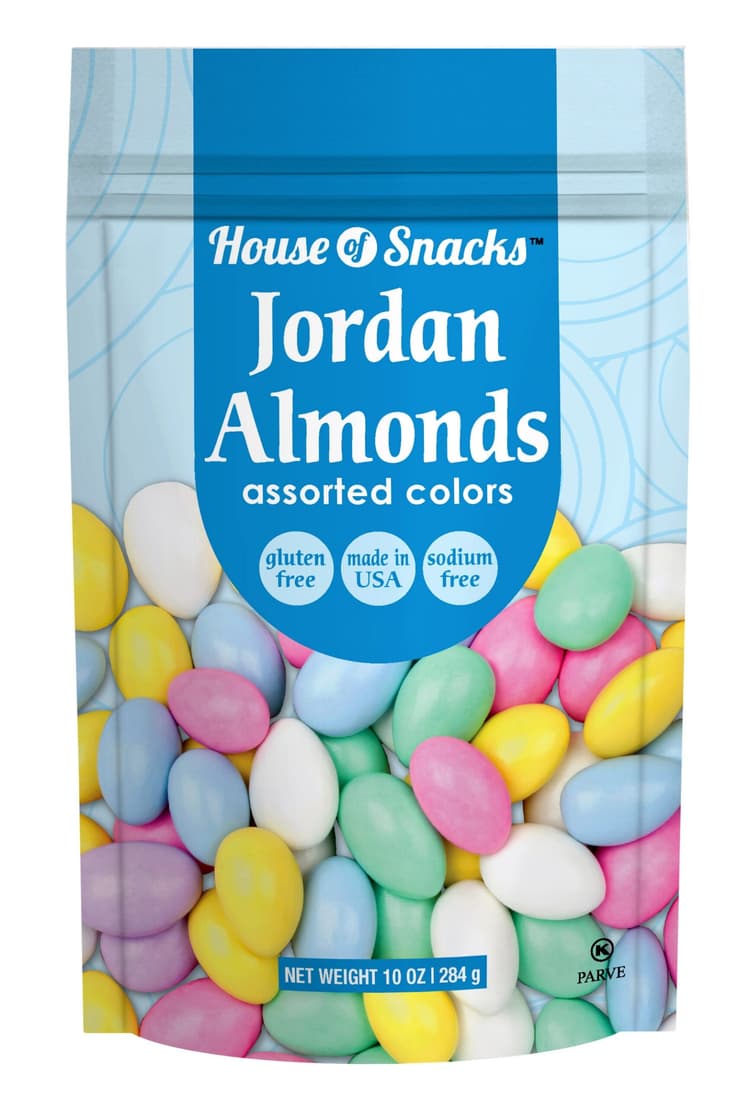 House Of Snacks Jordan Almonds Assorted Colors