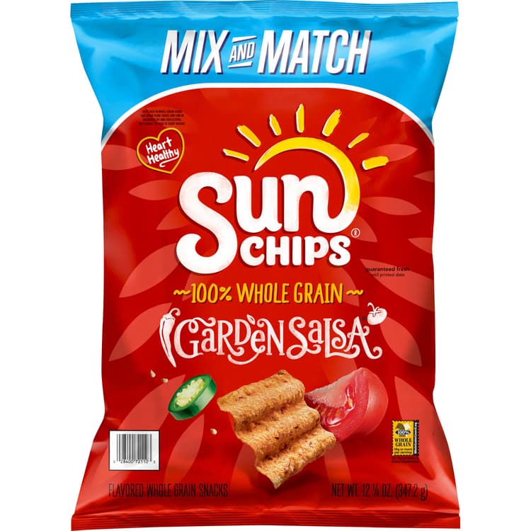 Sun Chips 100% Whole Grain Garden Salsa